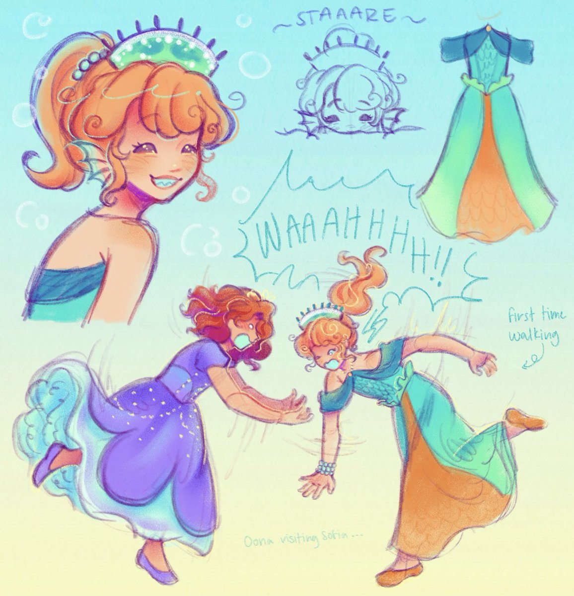 Cupids_Froggy's tweet photo. I'm so glad that WE ALL love Oona 🙂‍↕️💚
#sofiathefirst https://t.co/0BJQi2gPMb