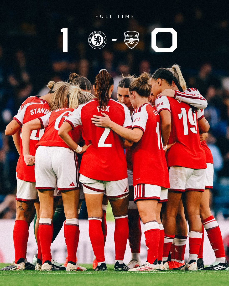 ArsenalWFC's tweet photo. Full time at Stamford Bridge. https://t.co/tBfKpLr9Ez