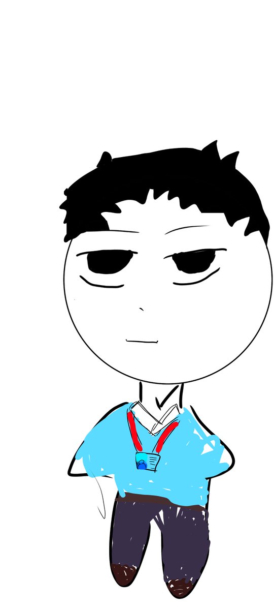 tl42wa's tweet photo. 先に謝ります
社さん推しの方。社さん。画伯ですみません☆ #一応本気 #笑絵 #社築納品物 https://t.co/l2uwIXMysT