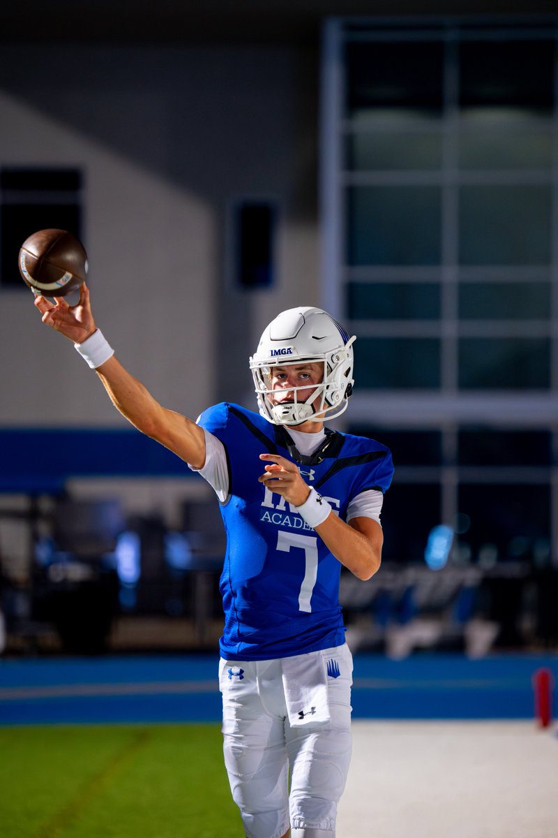 brightludwig's tweet photo. AGTG! Blessed to be able to compete. @IMGAFootball https://t.co/FXNxgtW1A9
