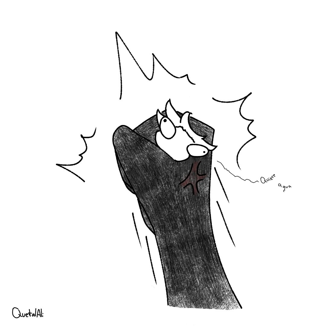 QuetalAli313's tweet photo. 4/5 De ves en cuando hay visita, y que culpa tengo yo que solo quiera agua?😿 .Muy Buenos días mi gente aquí su confiable artista primate, espero les guste el cómic, cuídense mucho y que Dios me los bendiga❤️‍🔥😽🙏🏻, pasen un feliz y bonito domingo, los quiero mucho🫂🙌🏻😽😺 https://t.co/nfoMBE2e3o