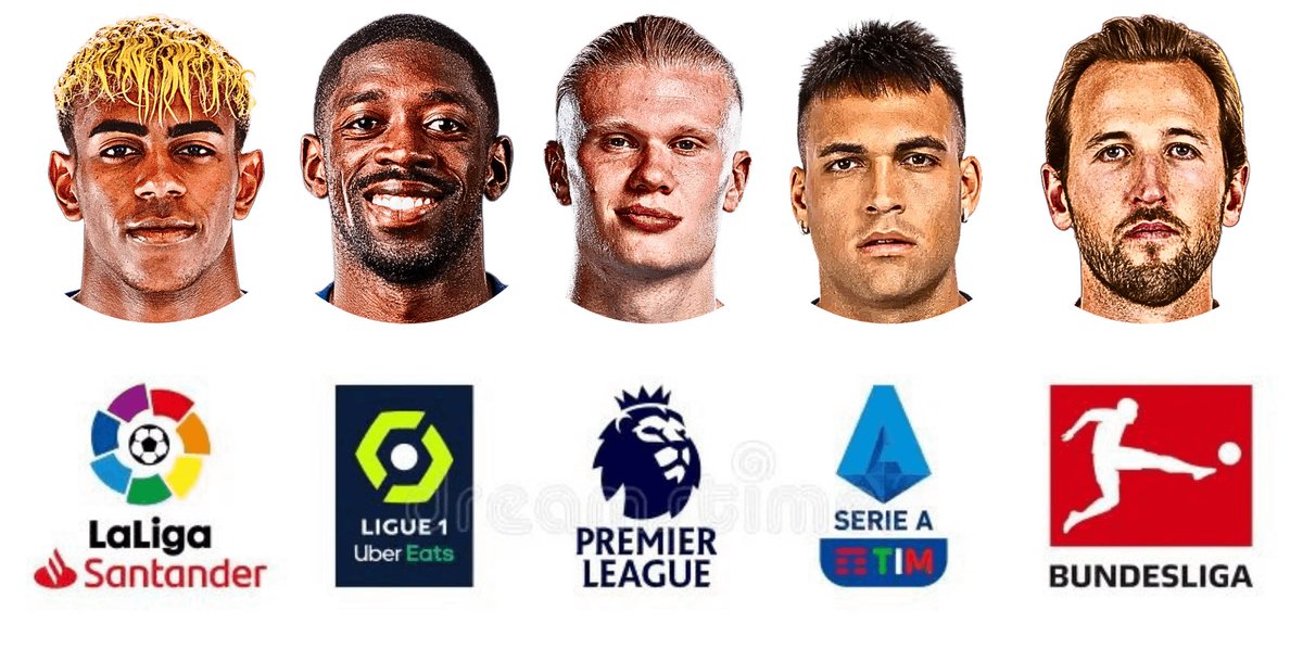 PSGINT_'s tweet photo. FACE of every europe top 5 league https://t.co/qhIuPwvics