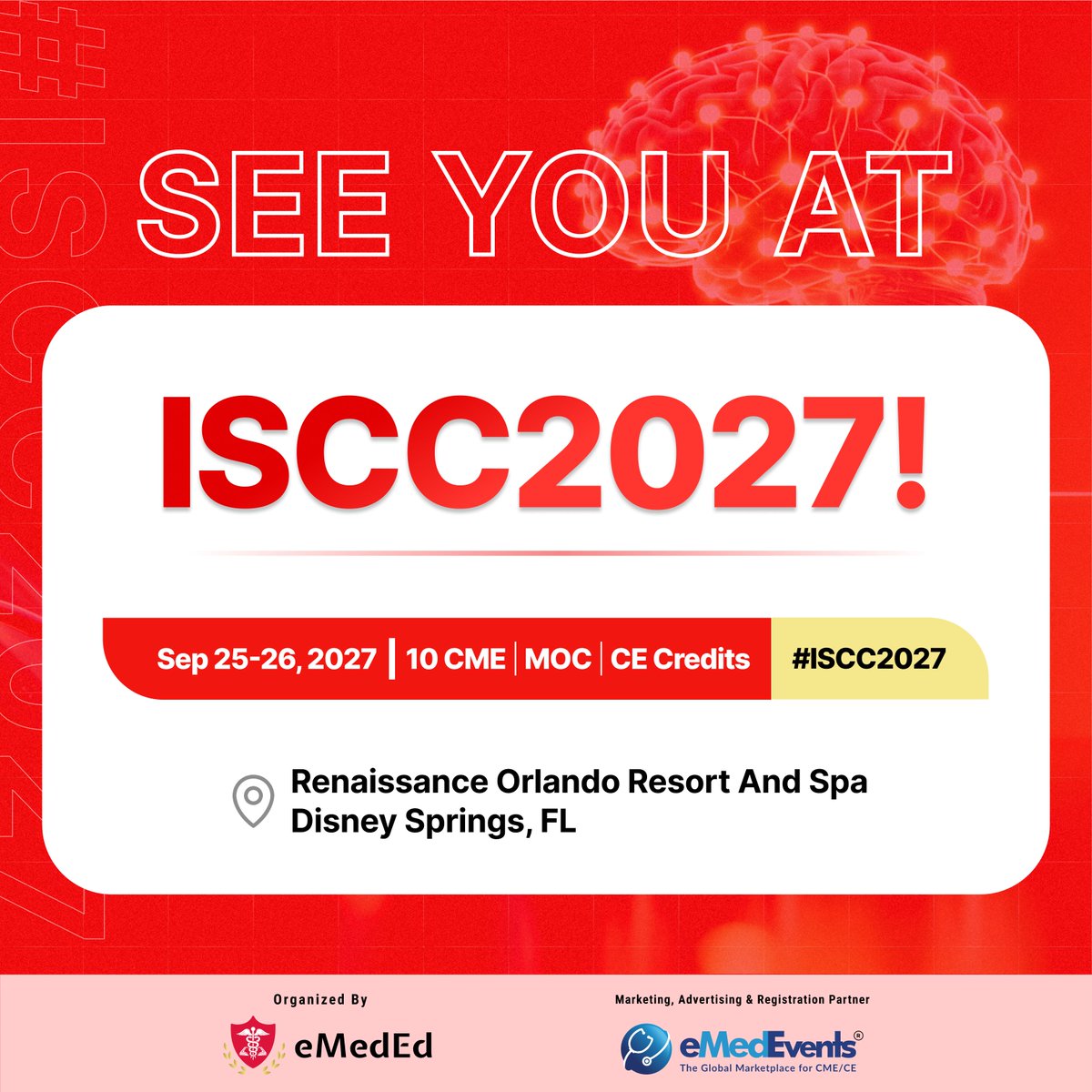 eMedEvents's tweet photo. That's a wrap on Innovations in Stroke and Cardiac Care 2026.

Thank you to every speaker, panelist, exhibitor, and attendee who joined us and made #ISCC2026 possible.                                                

The website for #ISCC2027 is officially live. Explore what's ahead for next year's conference, from the faculty lineup to registration details, as they're announced: https://t.co/HUo3VS8RsG

See you in 2027!

#StrokeCare #CardiacCare #Neurocardiology #CME #eMedEd #eMedEvents