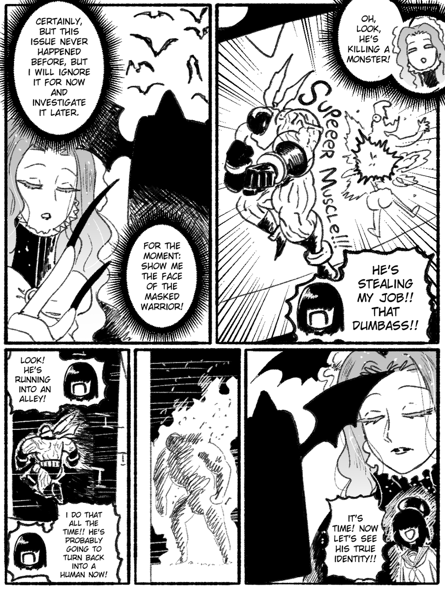 wanderjegson's tweet photo. Magical Girl versus Masked Hero versus Giant Robot 2: -Magical Girl's side-
(1/2) https://t.co/WTmHlXmusW