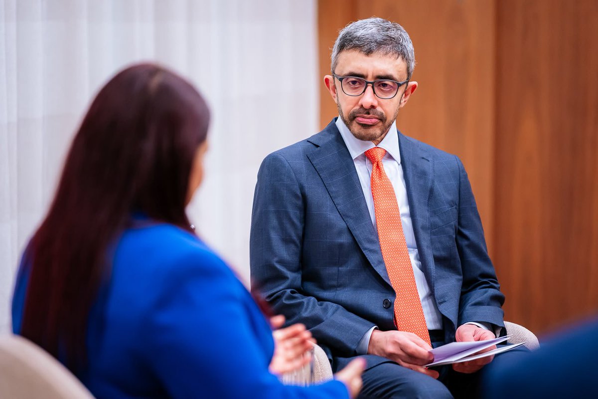 IruthishamAdam's tweet photo. 🌍It was a great honour and pleasure to have an audience with His Highness Sheikh Abdullah bin Zayed Al Nahyan @ABZayed Deputy Prime Minister and Minister of Foreign Affairs of the UAE, on the sidelines of #UNGA81HLW.

I conveyed @MMuizzu and @presidencymv government 's heartfelt appreciation for the UAE’s generous assistance and valuable contributions to the development of the Maldives. 

We discussed further strengthening our longstanding brotherly relations, expanding economic and development cooperation through promotion of trade, investment, tourism, labour, agriculture and renewable energy projects . 

Highlighted the high level participation and importance Maldives' attaches to the 2026 UN Water Conference hosted by UAE. With the desire to advance  our shared priorities we also exchanged views on the situation in the Middle East and reaffirmed our commitment to continued close engagement in regional and multilateral forums.

🇲🇻🤝🇦🇪
@presidencymv 
@MoFAmv 
@MVPMNY 
@MDVinGeneva 
@MDVinUAE 
@UAEEmbassyMale 
@Saeed_Hajeri 

#MDVatUNGA81
