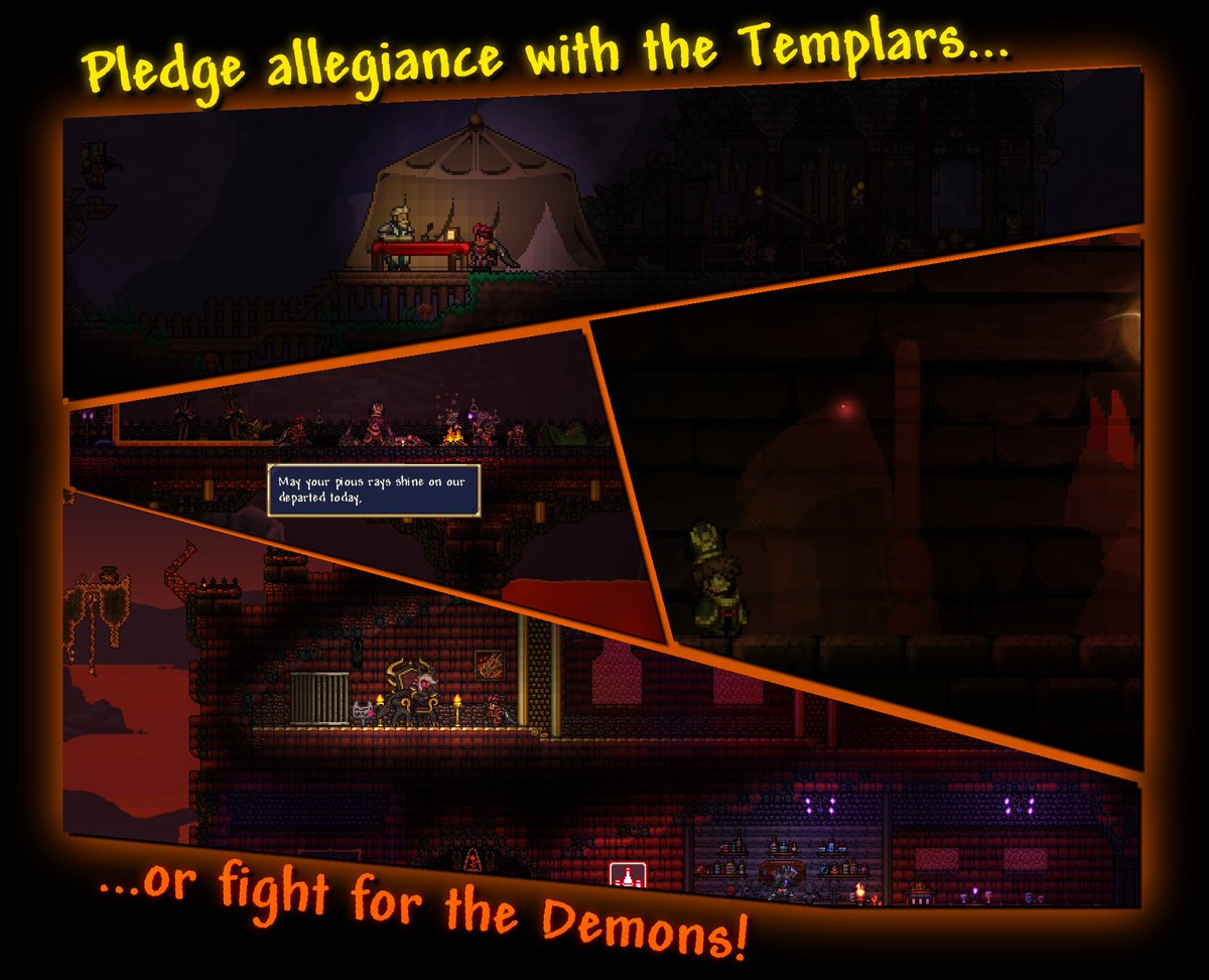 ModRedemption's tweet photo. Join the Templars on their quest to uncover the demon's plot, or take the demons' side!

To be available in Mod of Redemption's next major update, coming at the end of the year! https://t.co/6mg7x28DPg