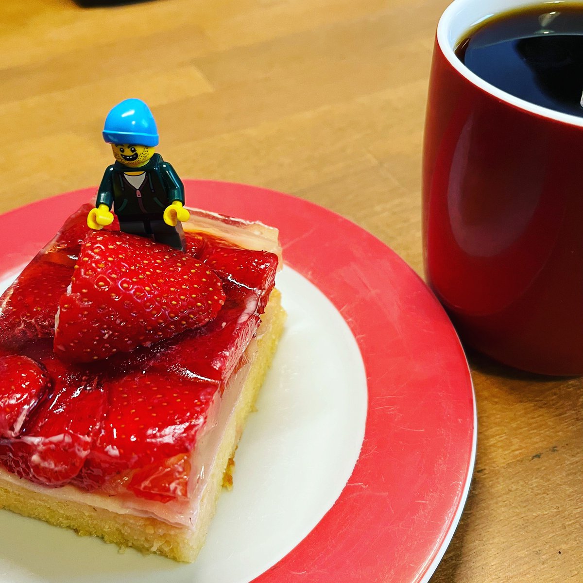 PenelopeScszy's tweet photo. Sunny afternoon with strawberry cake and coffee from Café Bar Utopia in Ethiopia—very smooth with light fruity notes. https://t.co/KYwGPiMaU9