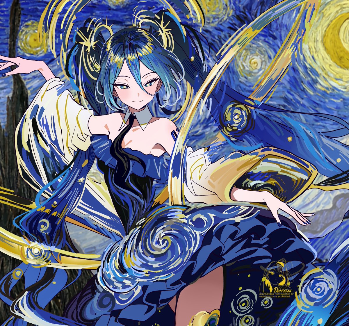 dixretsa's tweet photo. 名画 × #初音ミク ② https://t.co/i6z9j4eEHI
