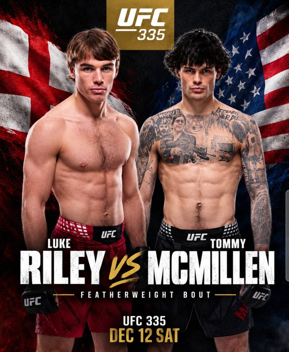intrnxt's tweet photo. Luke Riley vs Tommy Mcmillen is rumoured for #UFC335 T-Mobile Arena.

Who wins this? 🏆 https://t.co/maQ4BjlW4P