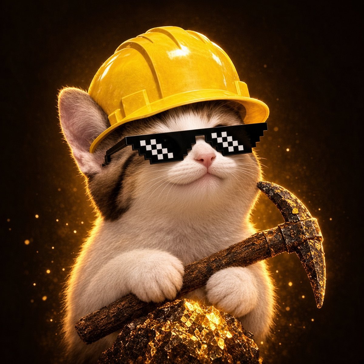MineCatStonk's tweet photo. Just a smol cat, doing big $ORE mining https://t.co/vcHR8rrbqf