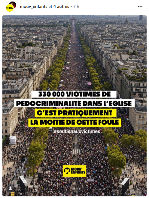 ChristinePP27's tweet photo. mouv_enfants
La p3docriminalité dans l’église est un crime de masse systémique
Soutien aux victimes
#papeléonxiv #victimisationsecondaire #crimecontrelhumanité https://t.co/6AD3WcbTqG