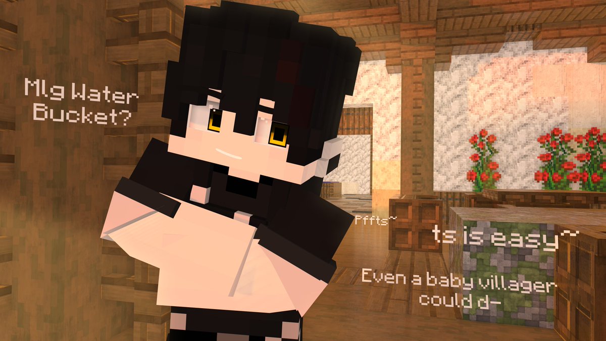 MonotonnLife's tweet photo. Even a baby could do MLG water buck- Oh Fu-
*might gonna do a voice over for this

#minecraft #mineimator #mineimatorCB #render https://t.co/J2NtjtKBbW