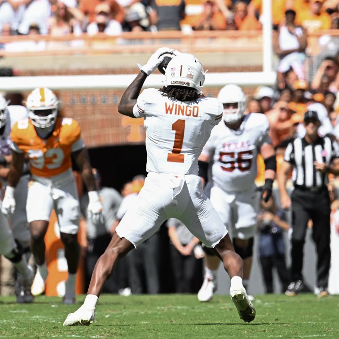 tbhorka's tweet photo. The top five players on offense for Texas vs. Tennessee, per @PFF

1. WR Ryan Wingo (74.2)
2. WR Jermaine Bishop Jr. (71.4)
3. WR Cam Coleman (67.8)
4. RB Raleek Brown (64.1)
5. WR Emmett Mosley (63.5)

Wingo nonbelievers are running out of ammo.

For IT: https://t.co/JXFGbeE54g https://t.co/v6QLzYucaX