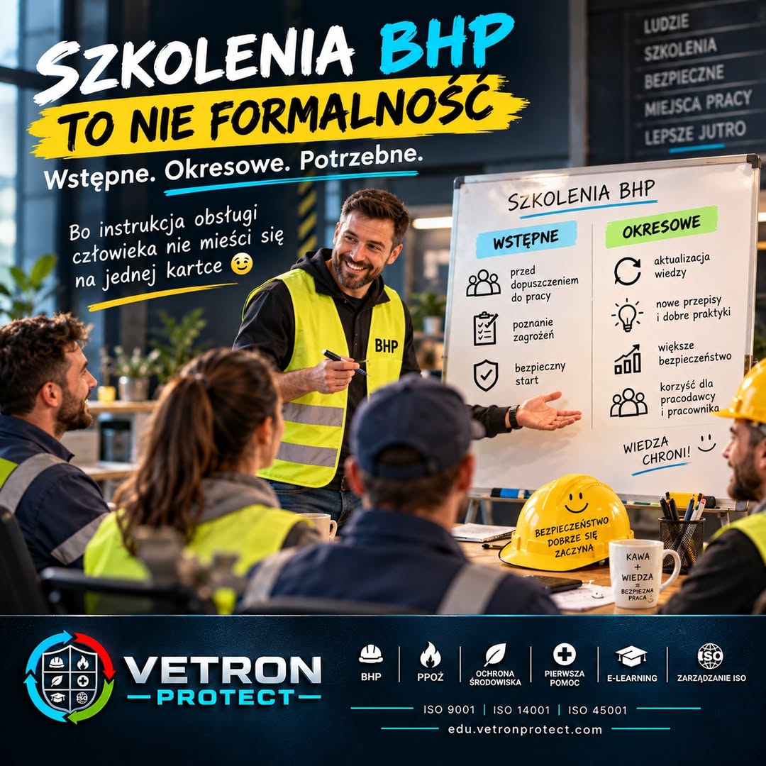 vetronprotect's tweet photo. Vetron Protect
Szkolimy po to, żeby wiedza pracowała razem z człowiekiem.
📞 881 234 273
📧 biuro@vetronprotect.com
🌐 https://t.co/cpUO7YLfG5
#szkoleniaWstepne #BHP #szkoleniaokresowe #bezpieczeństwo #vetronprotect https://t.co/tRTeT5HysS