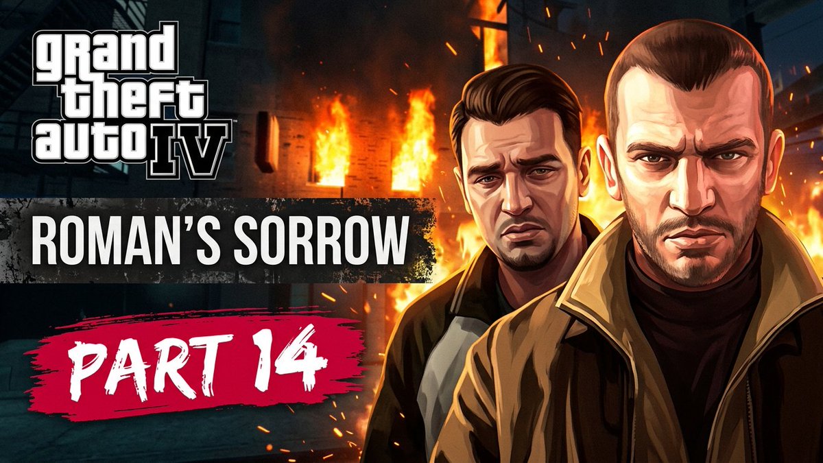 NSgameplay23's tweet photo. The nightmare continues in Liberty City! After narrowly escaping Dimitri's treacherous ambush, we face bitter realities in the "Roman's Sorrow" mission. Roman's taxi depot and apartment, built with years of hard work, are burned to ashes right before our eyes. To escape our enemies and survive, we leave Broker behind and seek refuge in a rundown apartment in Bohan. It's time for Niko and Roman to start everything from scratch. Watch this emotional and game-changing episode in uninterrupted 2K resolution.

https://t.co/BvMReb7sMX

Don't forget to subscribe to the NeoUncut channel and like the video so you don't miss upcoming episodes and can join the adventure. Enjoy the watch!
