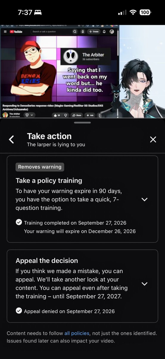 VT_BlueKirby's tweet photo. Hello @TeamYoutube, It has come to my attention that you have falsely removed my video for a violation involving child safety. I do not sexualize any child what so ever. As the person who is grooming kids on discord is Magbogaming. https://t.co/Z5OXN5VmtH