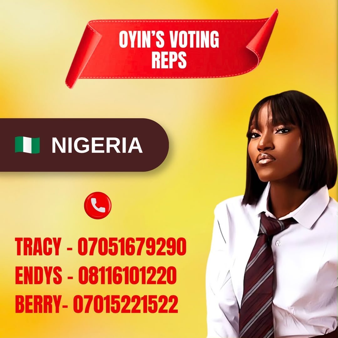 oyin_oshikoya's tweet photo. OYINPEPPERS 🌶️

The FINAL VOTING STRETCH is almost here! 🔥

Odogwu OyinPeppers, let’s get familiar with all our voting reps. It’s time to get organised and bring this win home for Oyin! 🏆

OYIN FOR THE MONEY 
VOTE OYIN AGGRESSIVELY
#BBNaija #OyinOshikoya https://t.co/VcQbJj7LYi