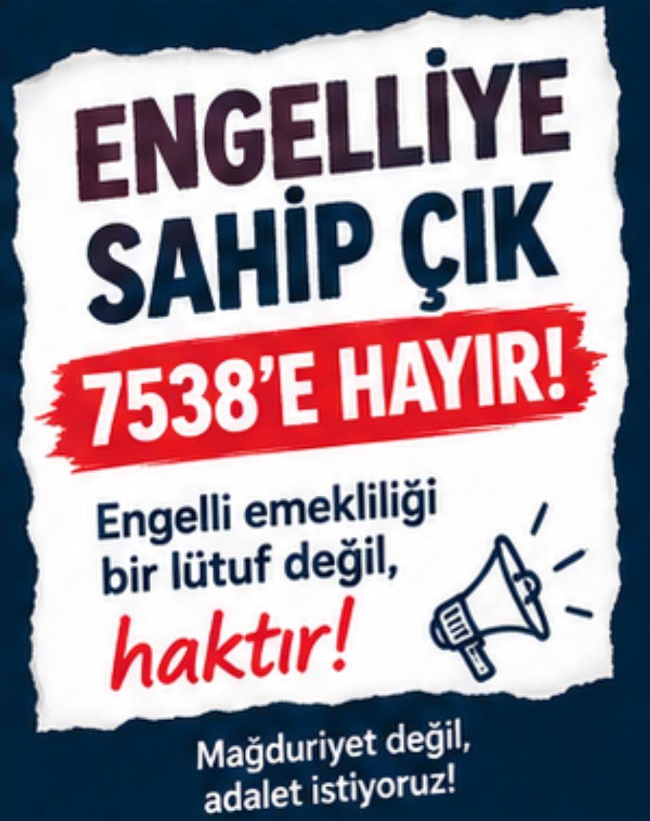 Mutlu3666265's tweet photo. #EngelliEmeklilikte engellinin sabrı kalmadı.
Yıllarca çalışan ve prim ödeyen engelliler, emeklilik süreçlerinde hangi şartların uygulanacağını açıkça bilmek istiyor. Belirsizlik değil, netlik bekleniyor https://t.co/fpZCTQQiAO