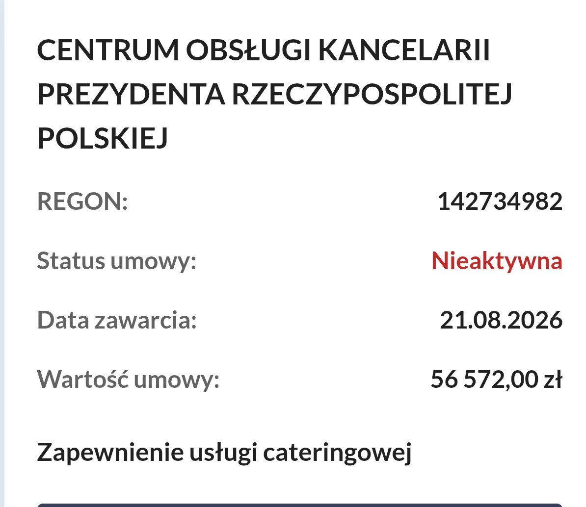 LeskiPiotr's tweet photo. Na jedzenie i picie Kancelaria Prezydenta w ostatnich trzech miesiącach wydała ok. 542 tys PLN. Wiadomo, że darmowe posiłki trafiają do rodziny prezydenta oraz gości oficjalnych podczas wizyt państwowych (tych w tym okresie jednak nie było). To kto jeszcze może jeść za free na koszt państwa? Bo przecież jedna rodzina 182 tys. PLN miesięcznie raczej nie przeje, nawet jeśli jedzą same luksusy i frykasy. Np. ta usługa cateringowa na 239 tys. zł dość spora. Dla kogo to?