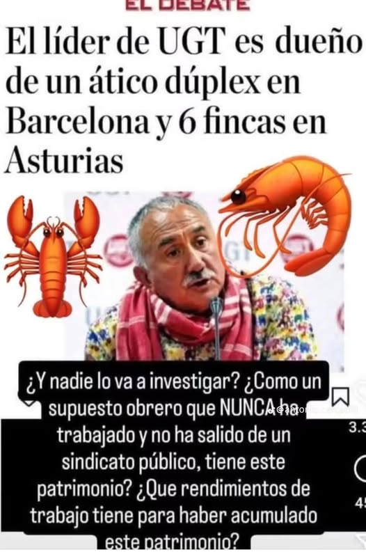 pepeluspain's tweet photo. Por esto no quieren que gobierne vox , https://t.co/QcSpfEYRRj