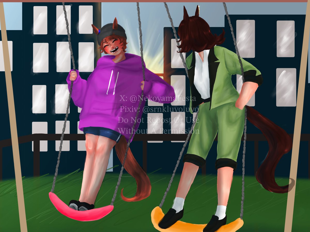 NekoyamaFesta's tweet photo. #SirinakaWeek - Day 1 : childhood / first meeting 🥹

🌟🀄️

#シリナカ #sirinaka https://t.co/KOsLki3tMD