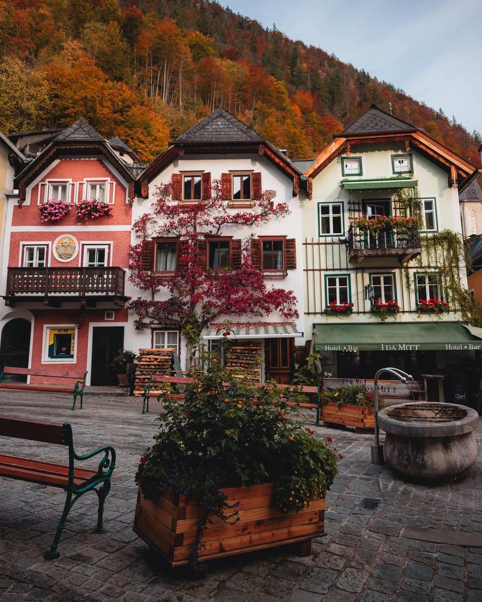 naturebeauty760's tweet photo. Autumn days in Hallstatt, Austria 🇦🇹 https://t.co/3iorm0d3HI