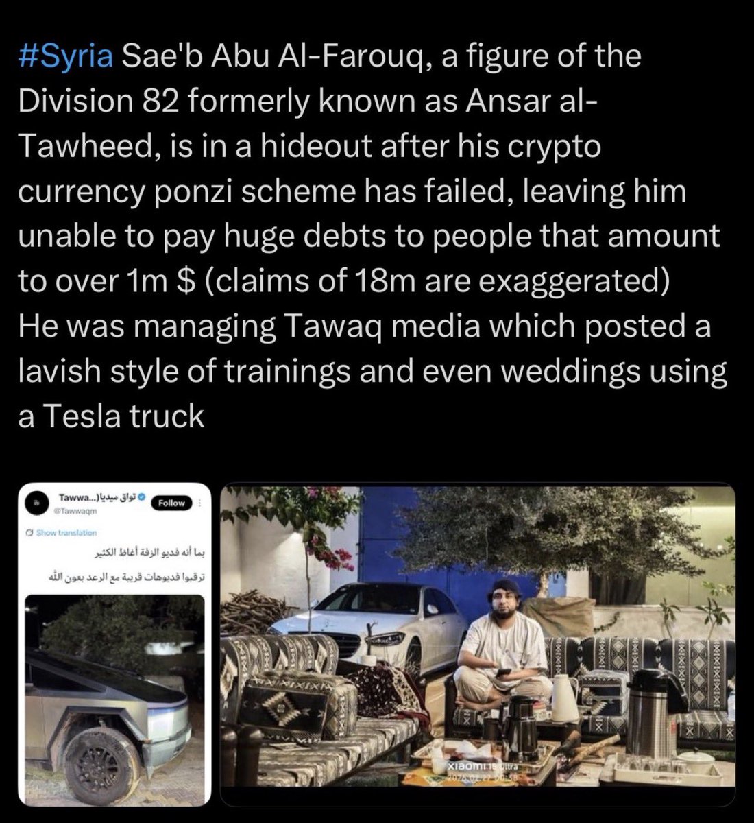 TomLevin7891's tweet photo. But vast vast majority of the foreign fighters (upwards of 90%) who were opposed to the Syrian path are either dead, imprisoned or in hiding 

What’s left of the foreign fighters are not highly ideologically motivated transnational travellers https://t.co/Aa9frYdbBS