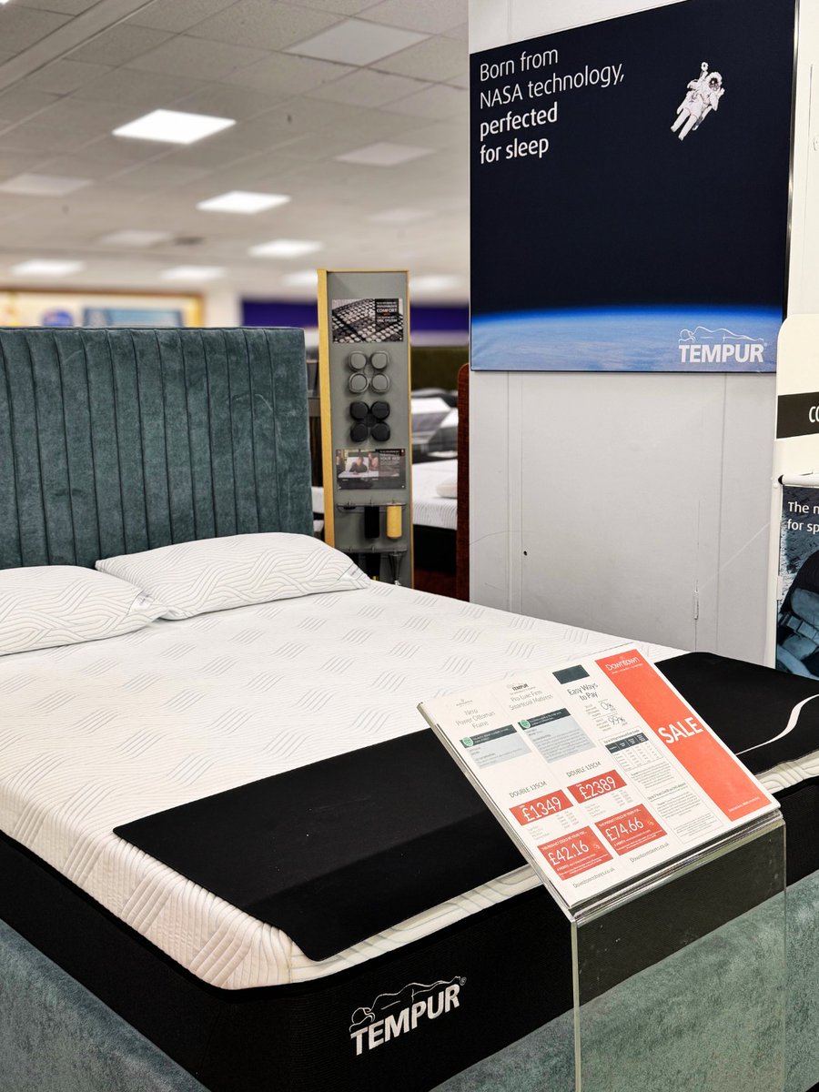 LizzetteScsu's tweet photo. A cooler, more comfortable night’s sleep? Yes, please! The TEMPUR Pro Luxe Firm SmartCool Mattress combines pressure-relieving TEMPUR material with SmartCool Technology, designed to absorb excess heat and keep you feeling fresh throughout the https://t.co/WudXooX8B2