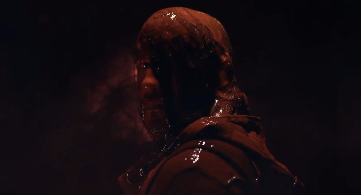 Rotten_movie's tweet photo. IRON LUNG 星も惑星も人類も消えた後の世界で囚人が溶接された潜水艦に閉じ込められ血の海を進むがやがて巨大な何かが外側から噛みついてくるSFホラー　見えない深海、きしむ鉄、浸み出す血、無線の向こうの声だけを頼りに閉所と宇宙の絶望が一つの船体に詰め込まれた恐ろしい作品だった。超オススメ！ https://t.co/8x4ZMbHXDJ