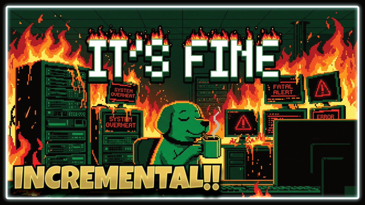 JugamosRandom's tweet photo. Completo al 100% ¿El Idle / Incremental MÁS CAÓTICO que existe? 🔥【IT'S FINE】
https://t.co/Ls2g4X7RfF https://t.co/TP2XjfM0ti