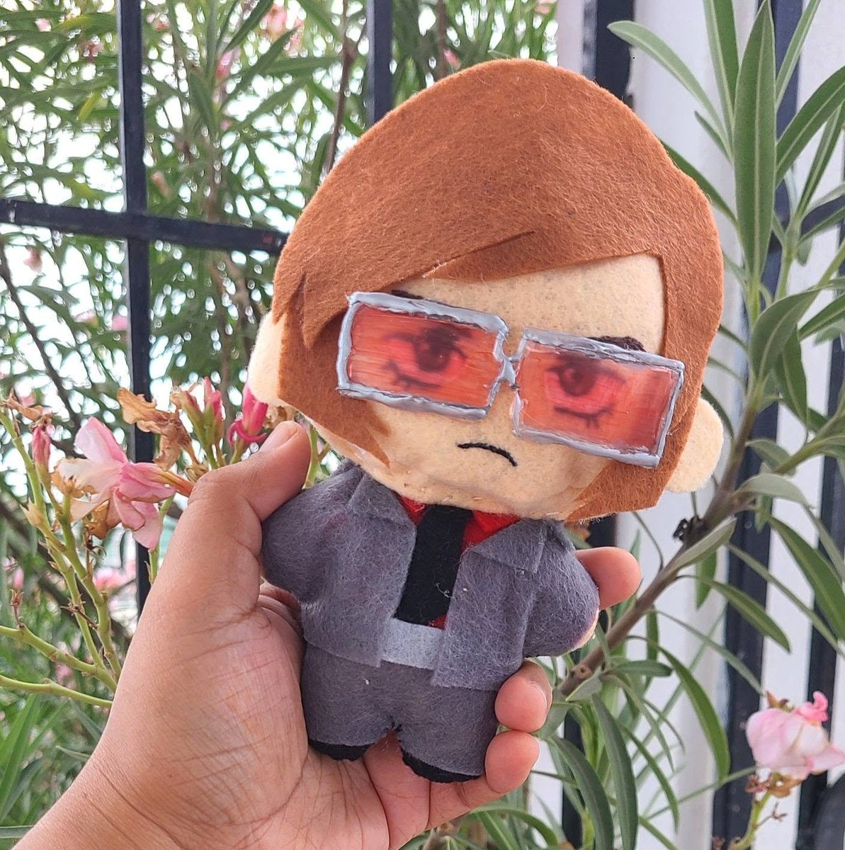 ESArt14's tweet photo. Thank God I don't need ATLUS/Sega for a handmade Katsuya plushie. 
Thank you @OyabunArt ! https://t.co/F85orJ9lzC