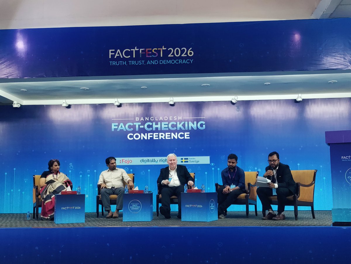 MoJoJamil's tweet photo. Bangladesh Fact-Checking conference kickes off today. 
#Factcheck #digitallyRight #Fojo https://t.co/h44o4x673t