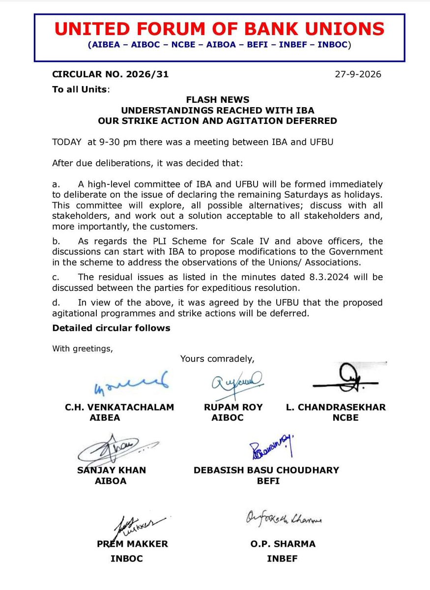 GenZBankerClub's tweet photo. This wasn’t expected from UFBU.
You broke hearts of 8L Bankers.
#UFBU #5DayBanking #5DaysBanking #BankStrike https://t.co/yhWOgYaYBY