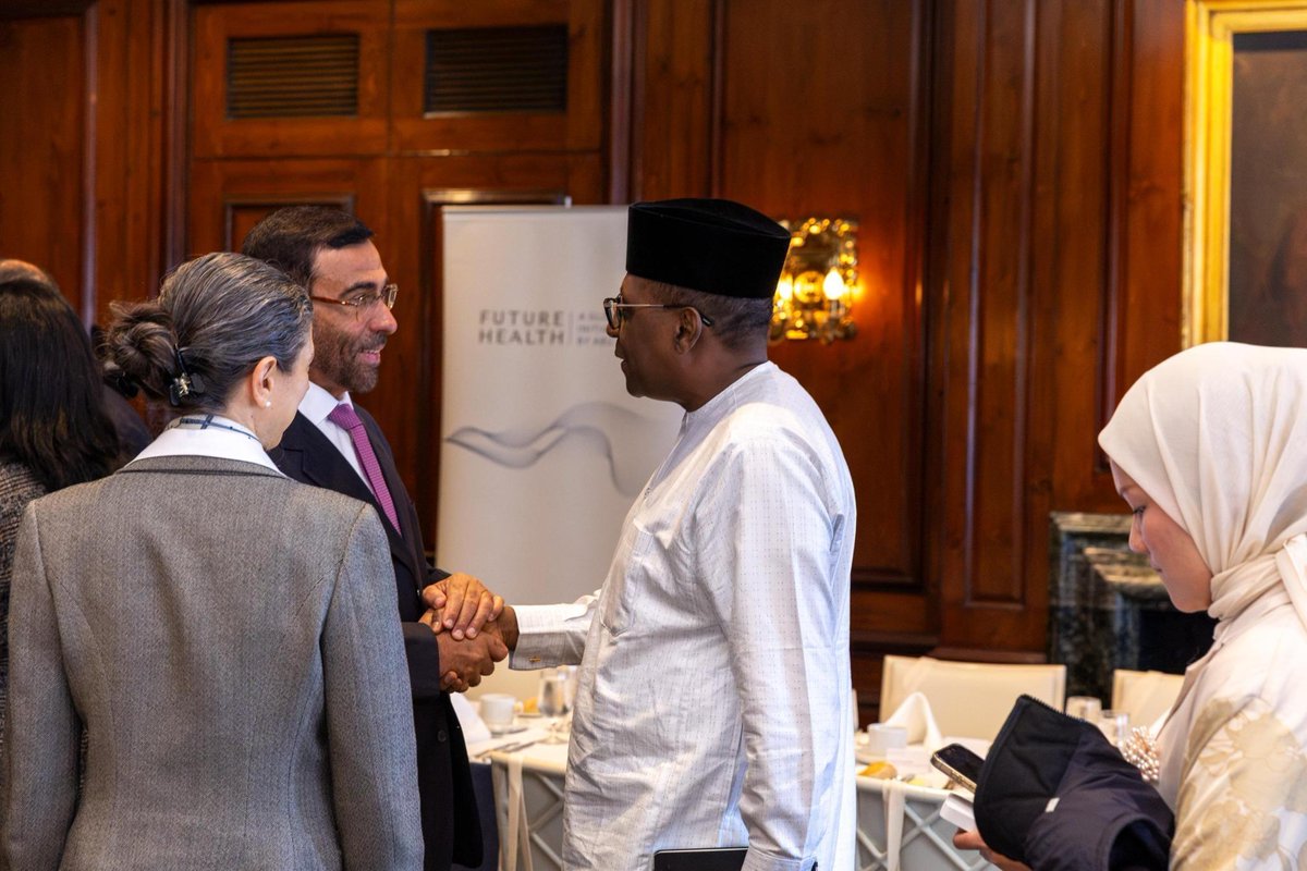UAEMissionToUN's tweet photo. At #UNGA81, HE Ahmed Al Sayegh, Minister of Health and Prevention delivered the welcome note at the High-Level Dialogue “Redesigning Health Systems for Prediction, Prevention, and Population” - convened by Future Health by Abu Dhabi (@FutureHealthAD).

The UAE hosted ministers and senior government representatives from several of its partner countries. HE Al Sayegh reaffirmed the UAE’s commitment to building health systems that move from treatment to prevention, harnessing data, technology, and international partnerships to deliver better outcomes for populations across the world.

#UAExUNGA81