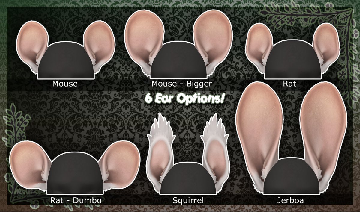 frettchenhausSL's tweet photo. I've been a bit quiet for a bit, my bad.

Coming to @Abnormal_Event Trick or Treat round on Oct 7th!

Rodentia Parts Kit!
6 ear types, and 5 tail types! Mix n Match for all your rodent needs!

#secondlife https://t.co/KUSvjyU4ds