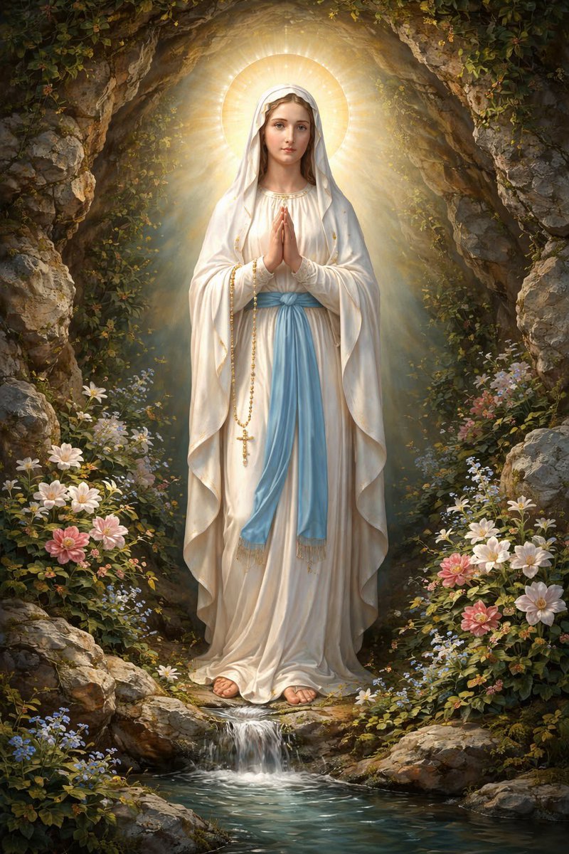 chiamaka___o's tweet photo. 🙏 When Everything Feels Like an Obstacle, Pray to Our Lady of Lourdes

Our Lady of Lourdes, tender Mother of mercy,
I come before you today with a heart that is tired, worried, and in need of your loving intercession.

You know the burdens I carry.
You know the fears I have not spoken aloud,
the tears I have hidden,
and the situations that seem to have no clear way forward.

When everything feels like an obstacle, Mother Mary, please stay close to me.

Look upon the need I carry today:
[Place your urgent petition here.]

Our Lady of Lourdes,
bring this need before your Son, Jesus.
Ask Him to make a way where I cannot see one.

Bring healing where there is sickness,
peace where there is anxiety,
strength where I am exhausted,
and hope where I have begun to lose heart.

Please watch over those I love.
Protect our families and our homes.
Guide the hands of doctors and caregivers.
Give wisdom to those who must make difficult decisions.
And comfort everyone whose heart is frightened or weary.

Mother Mary, when the answer does not come quickly,
help me remain faithful.
When the door seems closed,
help me remember that God can open a door I cannot yet see.

Teach me to place my deepest fears into God's hands
without surrendering my hope.

Our Lady of Lourdes,
Health of the Sick and Comforter of the Afflicted,
carry my prayers to Jesus.
Ask Him to strengthen my faith,
quiet my heart,
and give me the grace to trust His perfect timing.

And if the path ahead is different from the one I imagined,
give me the courage to walk it knowing that I am not alone.

May the healing, peace, and love of Christ surround you today. May Our Lady of Lourdes keep you beneath her maternal care, and may God make a way through every obstacle standing before you. 🤍
