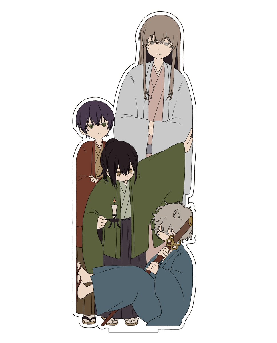 tsuyukusa_ro's tweet photo. 新刊以外にも作ろうとしてるせいでもあるんだけどこういう、本の間に挟まる(？)アクスタみたいのも作りたくて https://t.co/TCcS3JpvAp