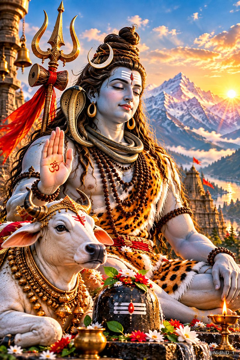 NidhiD_1's tweet photo. जिसके सिर पर देवों के देव महादेव का हाथ हो, उसे दुनिया की कोई ताकत नहीं हरा सकती।

I ❤️ MAHADEV https://t.co/mMUiFQHLaS