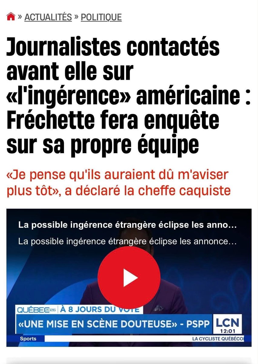 jnmailloux's tweet photo. Est-ce qu'on aura les résultats de l'enquête avant le 5 octobre? Ce serait important que les Québécois sachent s'ils peuvent avoir confiance dans la fameuse «Équipe Christine Fréchette»! https://t.co/SvUgqe03A1