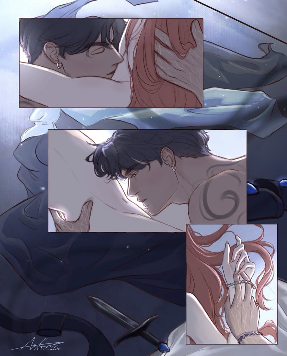 foreverinelysia's tweet photo. Gwynriel x a tumble in the sheets 

Art by kloartz https://t.co/leUcZphNGn