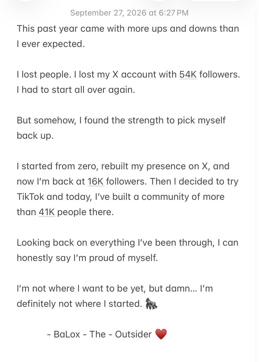 Baloxxd's tweet photo. THANK YOU to everyone that has ever supported me on here. ❤️

Burna fans, 30BG, Wizkid FC , I appreciate y’all.

Love you all regardless. 🫶🏽🦍 https://t.co/9LuEgkTS3t