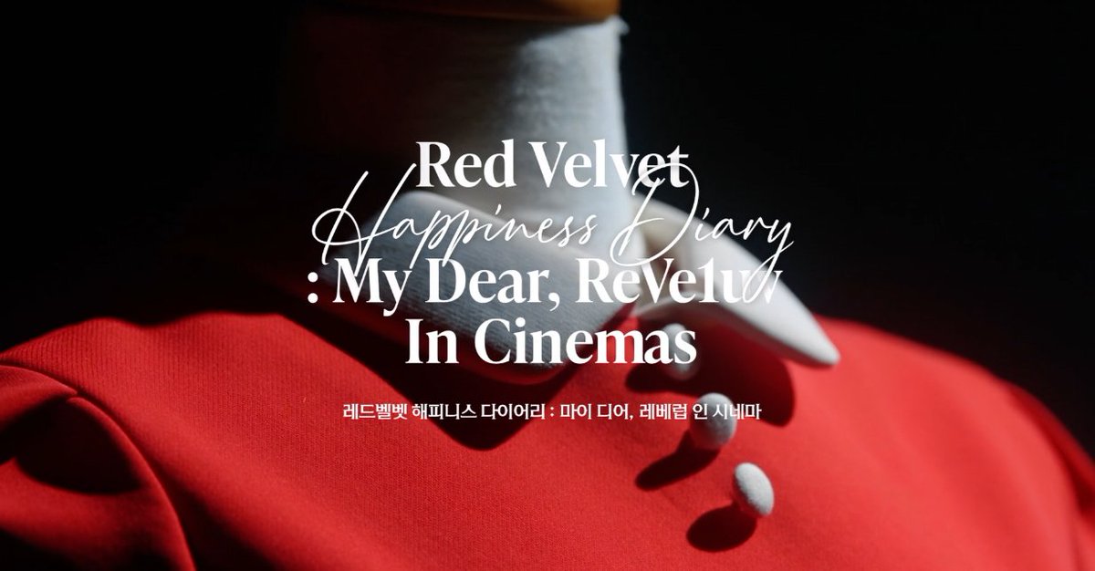 velvetmonium's tweet photo. And before a certain blu-ray drops 🏴‍☠️, here is the netflix release of "Red Velvet Happiness Diary: My Dear, ReVe1uv in Cinemas" 🍰🍎 with English subtitles included:
• https://t.co/v8VkDzoTla (4.8 GB)
Please share &amp; download, have fun 🩷
#RedVelvet #레드벨벳 https://t.co/CMjidCmaqj
