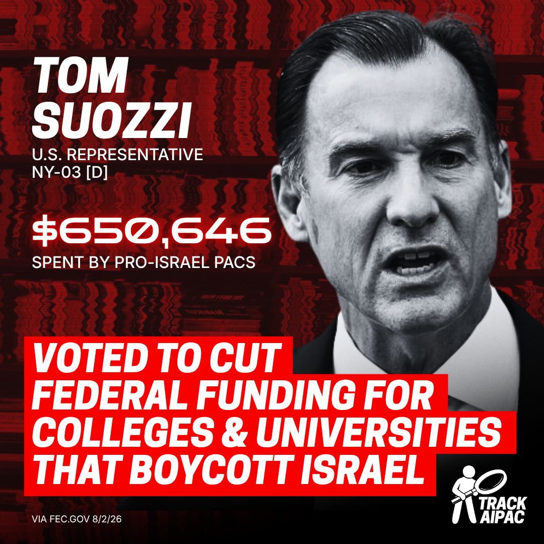 TrackAIPAC's tweet photo. Rep. Tom Suozzi wants to demolish free speech in America on behalf of a foreign government. https://t.co/MTtMCJvwRp