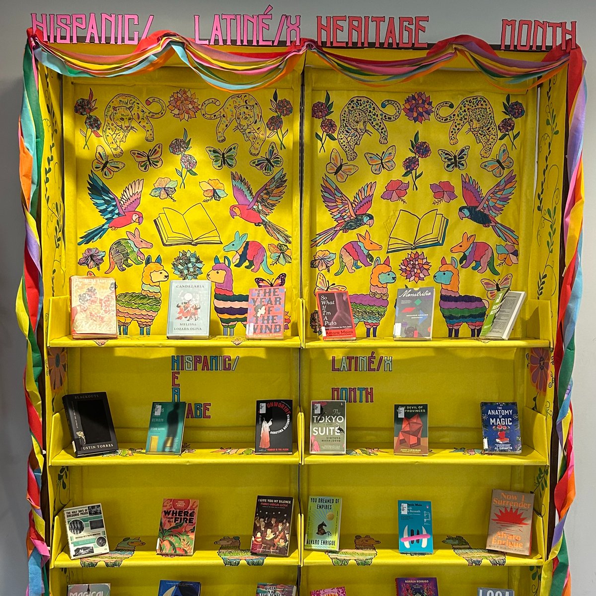 SCU_Library's tweet photo. Celebrate National Hispanic American Heritage Month with us! The display will be up through October 15—stop by and discover your next great read! 📖✨ https://t.co/u70KqO0oqZ