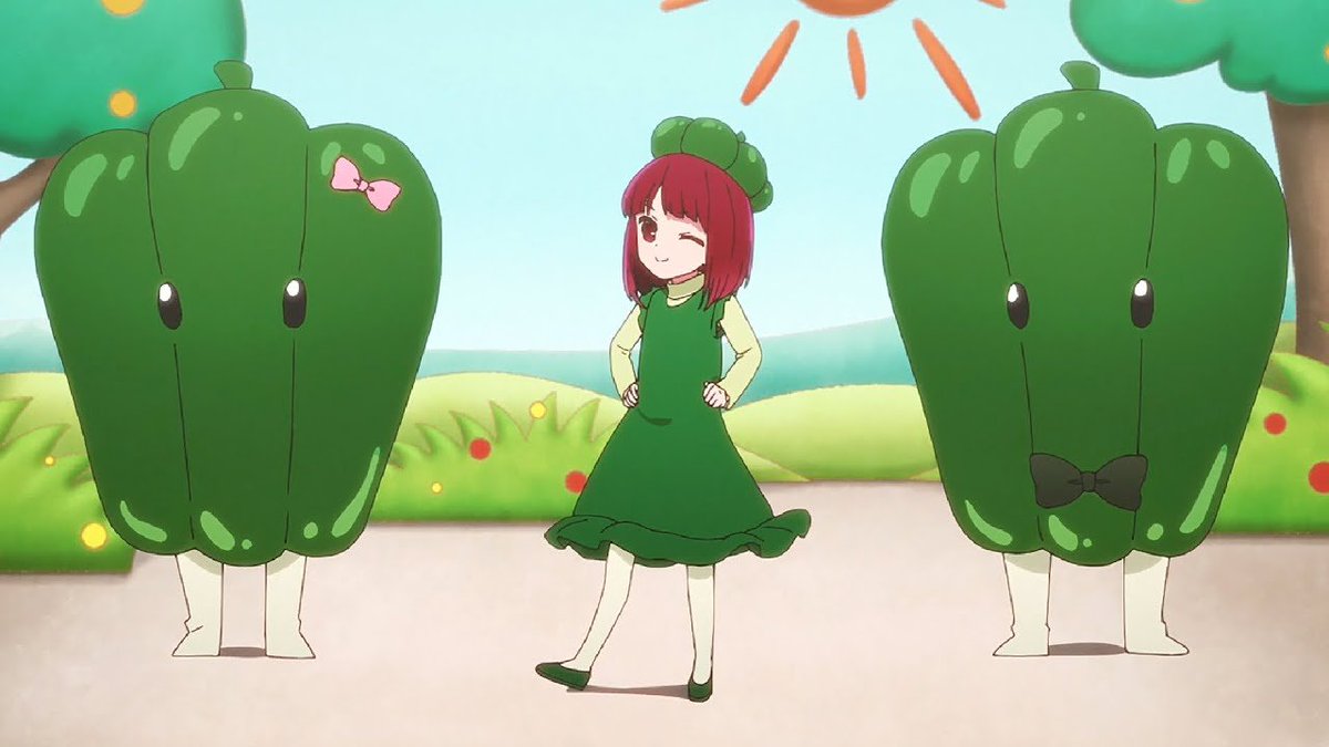 IntelRirisa's tweet photo. En Japón los niños odian el pimiento / morrón o es solo un mito que quedó?

En Hanaori lo plantean como algo malvado, y recuerdo que la canción de Kana en onk era para motivar a comerlo

Me parece curioso https://t.co/CNsnahcttP