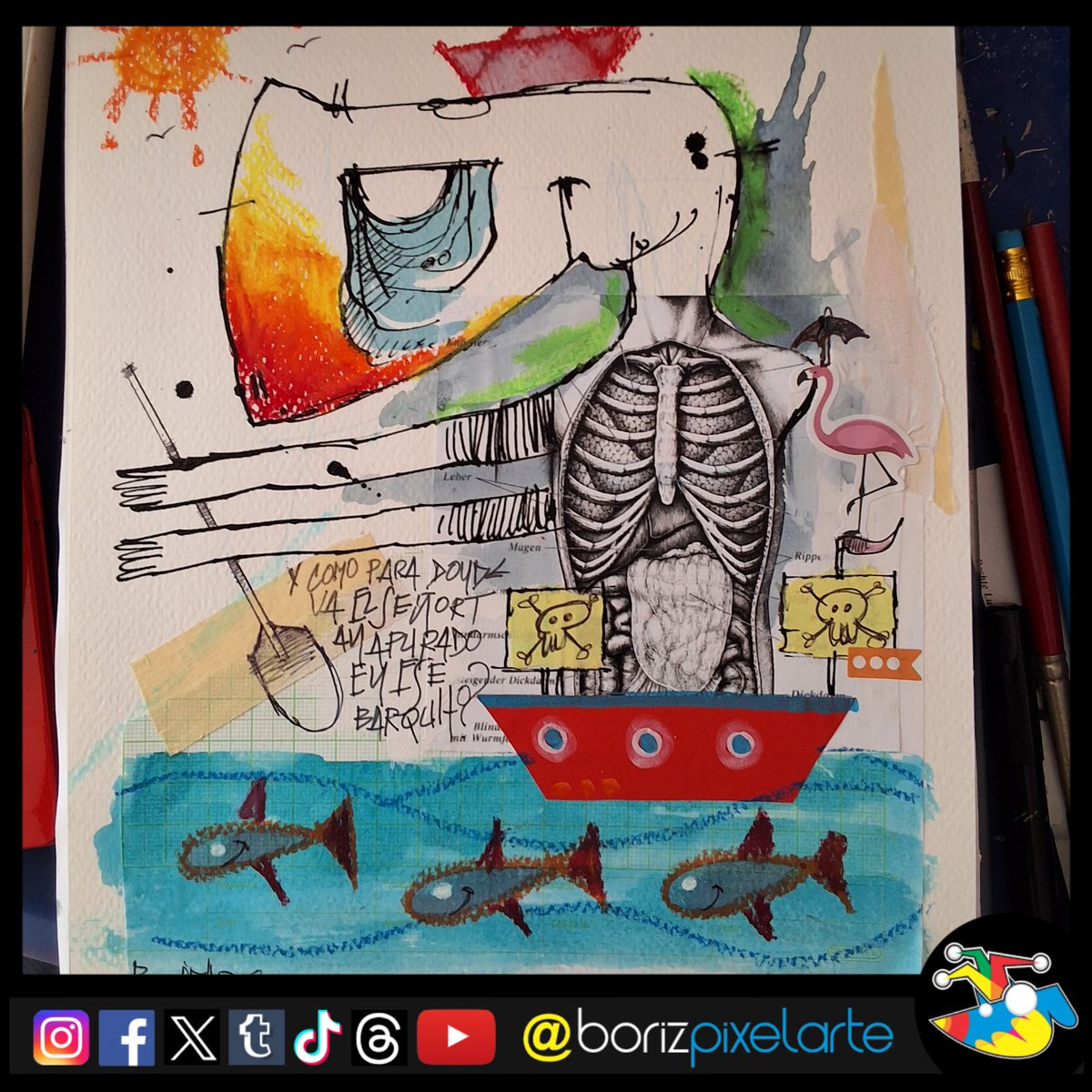 borizpixelarte's tweet photo. Sketchbook 2730 - mix media character
A CHARACTER BORN FROM COLOR π¨ποΈ
Cuando el caos de las texturas encuentra un personaje.
#FantasyIllustration #MixedMediaArt #CharacterArt #SketchbookArt #ExperimentalArt https://t.co/m9Oi4buArK