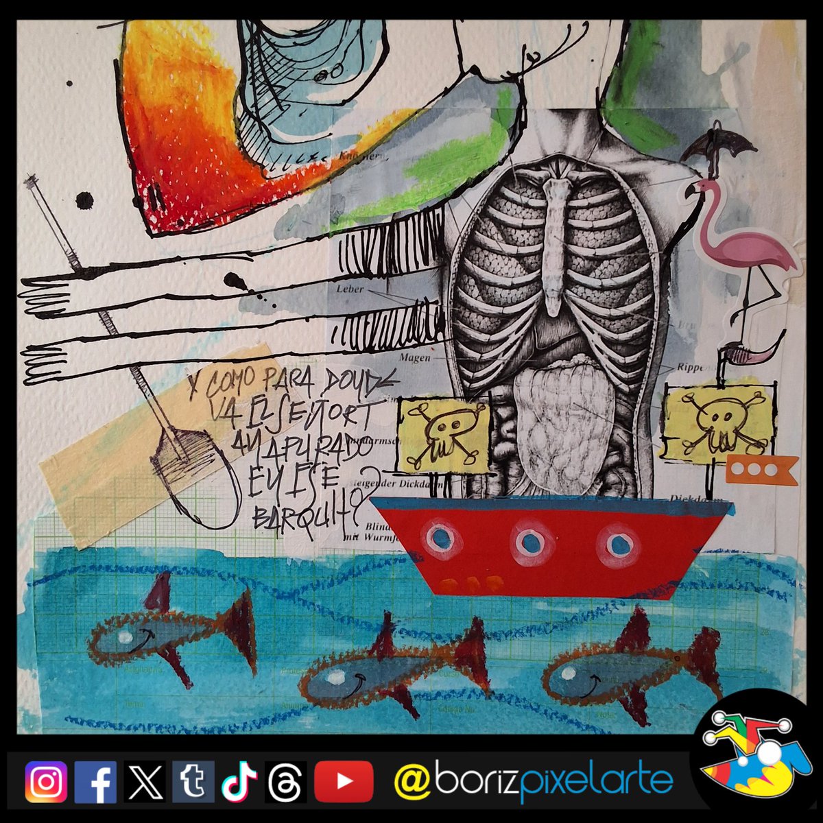 borizpixelarte's tweet photo. Sketchbook 2730 - mix media character
A CHARACTER BORN FROM COLOR π¨ποΈ
Cuando el caos de las texturas encuentra un personaje.
#FantasyIllustration #MixedMediaArt #CharacterArt #SketchbookArt #ExperimentalArt https://t.co/m9Oi4buArK