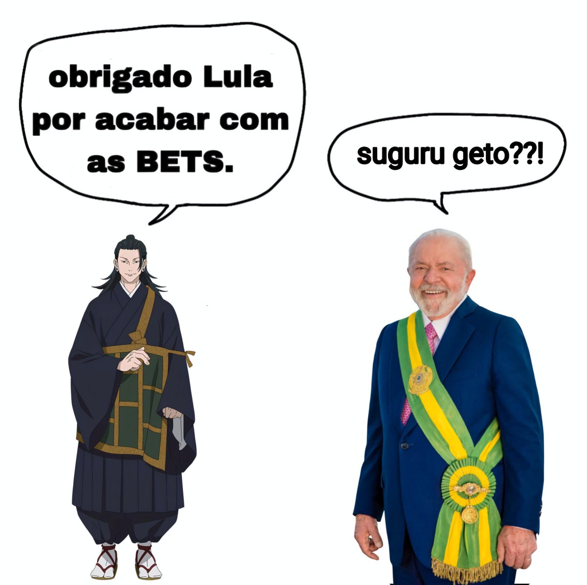 acervosugussy's tweet photo. suguru geto está feliz com tanto influenciador sanguessuga chorando https://t.co/ELeLNfdXul