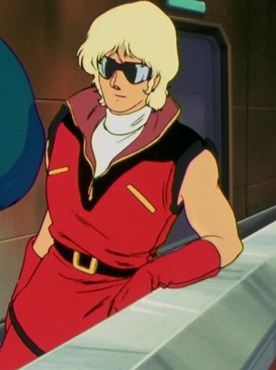 achanoyumi's tweet photo. Char es mi personaje favorito de Gundam y aún no conozco la mitad de su historia. Pero mira qué aura, además su nombre falso es Cuatro Vaginas, por algún motivo. De locos https://t.co/Z8oPV0LrSg