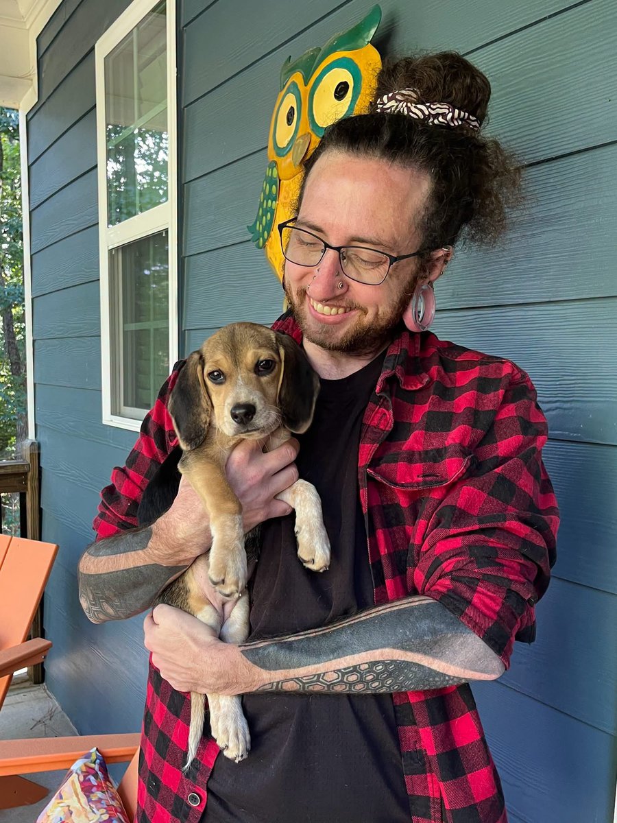 TriBeagles's tweet photo. Snickerdoodle was adopted! https://t.co/mi4DHNVGmn